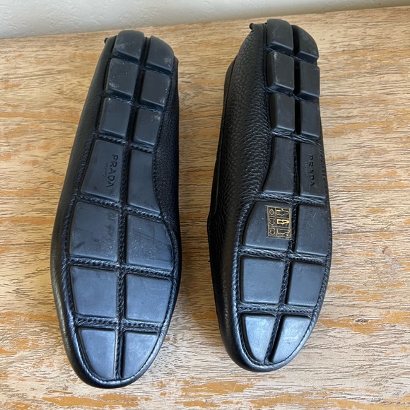 Black Prada Leather Driver. - Picture 2 of 2